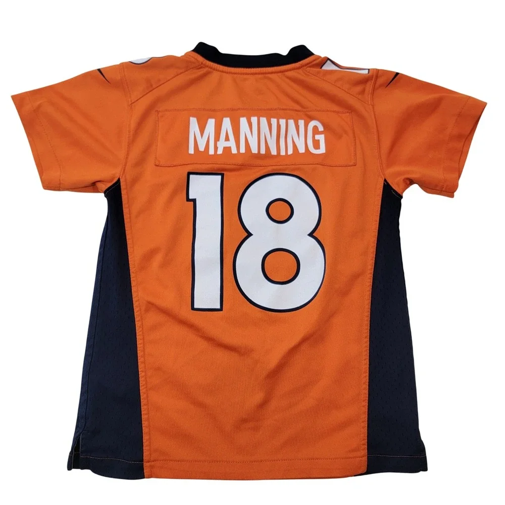 NFL Denver Broncos Peyton Manning 18 Jersey Youth Small Authentic